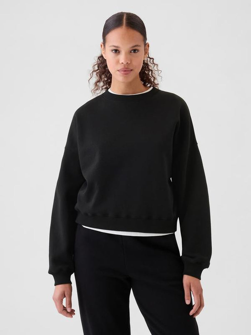 Gap Women'S Vintagesoft Wedge Crewneck Sweatshirt