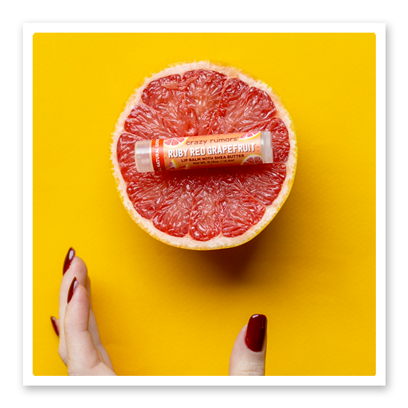 Crazy Rumors Ruby Red Grapefruit Lip Balm