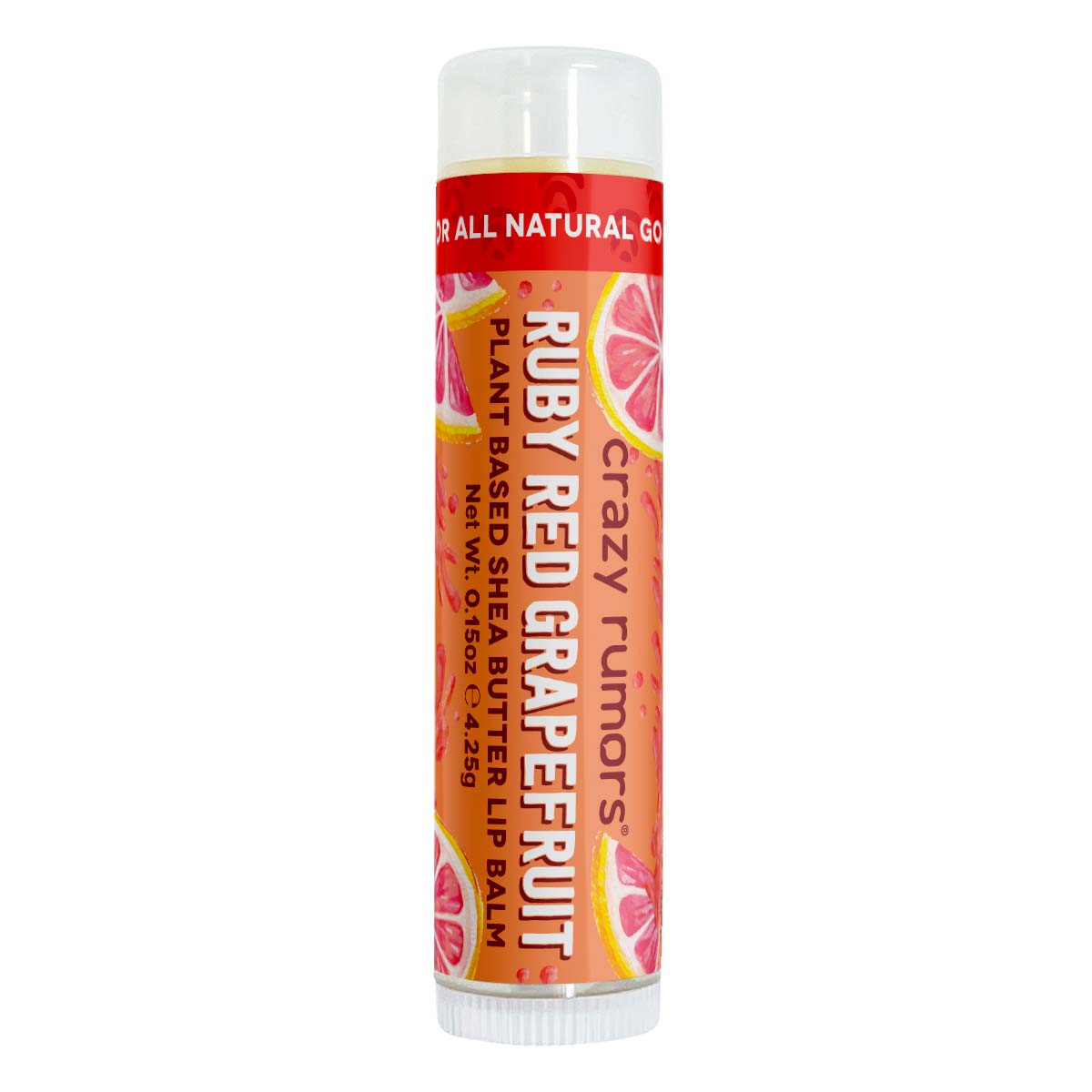 Crazy Rumors Ruby Red Grapefruit Lip Balm